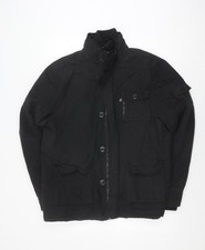Mens UK Size L Dissident Black Bomber Jacket