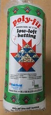 Fairfield poly-fil low-loft batting quilt quilting batting in bag 90 x 108 Queen