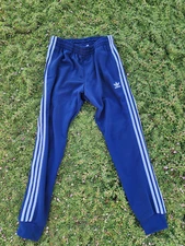 adidas SST TRACK PANTS 3 Stripe Jersey Navy DH5834 Size JP L Used