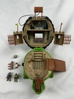 Vintage TMNT Mini Mutants Raphs Fedual Castle Playset 2 Figures Accessories 1994