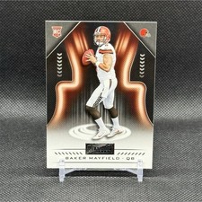 Panini 2018 Playbook Baker Mayfield #128 Rookie Cleveland Browns Football Card. rookie card picture