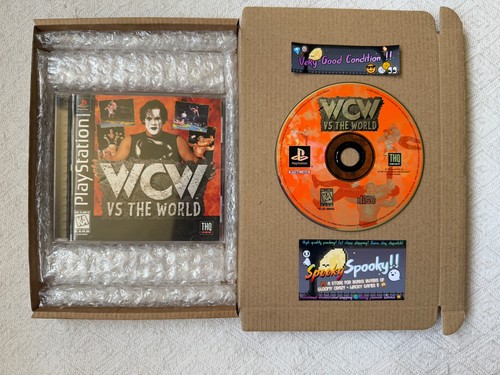 WCW vs The World PS1 - NTSC-U/C USA VGC CIB with Manual - Reg Card - Tracked - Picture 12 of 12