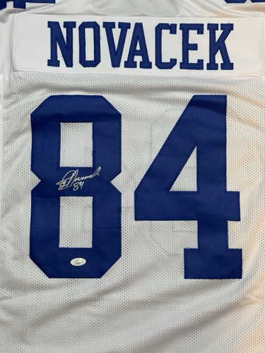 JAY NOVACEK SIGNED AUTO CUSTOM DALLAS COWBOYS JERSEY w/ JSA - Picture 2 of 3