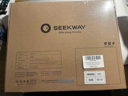 Seekway Wasserschuhe Modell 701 Größe 40-41 neu im Karton Herren US Größe 7,5-8,5 schwarz C3 - Bild 2 von 7