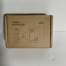 RV Door Lock for Travel Trailers with Paddle Deadbolt, Camper Entry Door Latch,