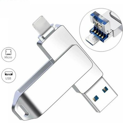 1-2pcs USB 3.0 Flash Drive 2TB Type C Memory Photo Stick for iPhone Android iPad