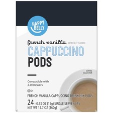 Rich French Vanilla Coffee Pods, 24 Count, Light Roast