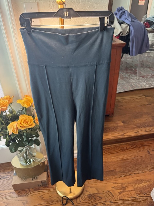 M. Lafleur Stretch Pants Mossy  Jade; High waist kick flare ponte. retail ~$230 
