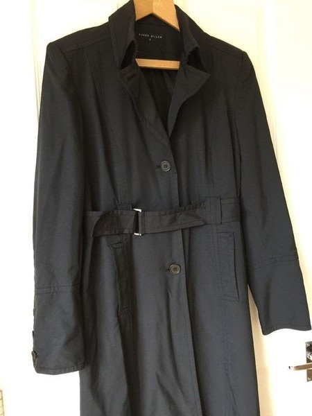 Women Trench Coat Black M
