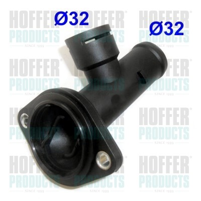 Hoffer 93513 Coolant Flange for Audi, Seat, Skoda, VW