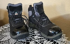 Red Wing Shoes ASTMF 2413-18 STEEL Tuff TOE BOOTS WOMEN'S Sz 6.5 D Black