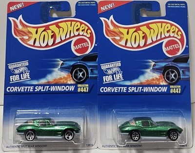 Hot Wheels 1996/447 - Lot Of 2 - '63 Split Window - Wheel Variation /K35