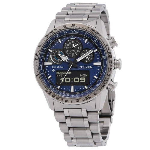 Citizen Promaster Skyhawk U830 Analog-Digital Blue Dial Men's Watch JV2000-51L