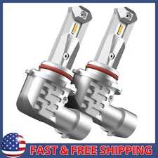 9145 9140 H10 LED Fog Driving Golden Yellow Light Bulbs Super 8000LM 3000K QC