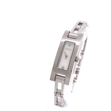 GUCCI 3900L Square Ladies Quartz Watch 2P Diamond White Shell Dial Authentic