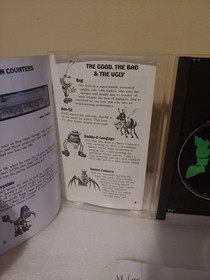 BUG! Sega Saturn. 1995. disc. long clear case. manual. used