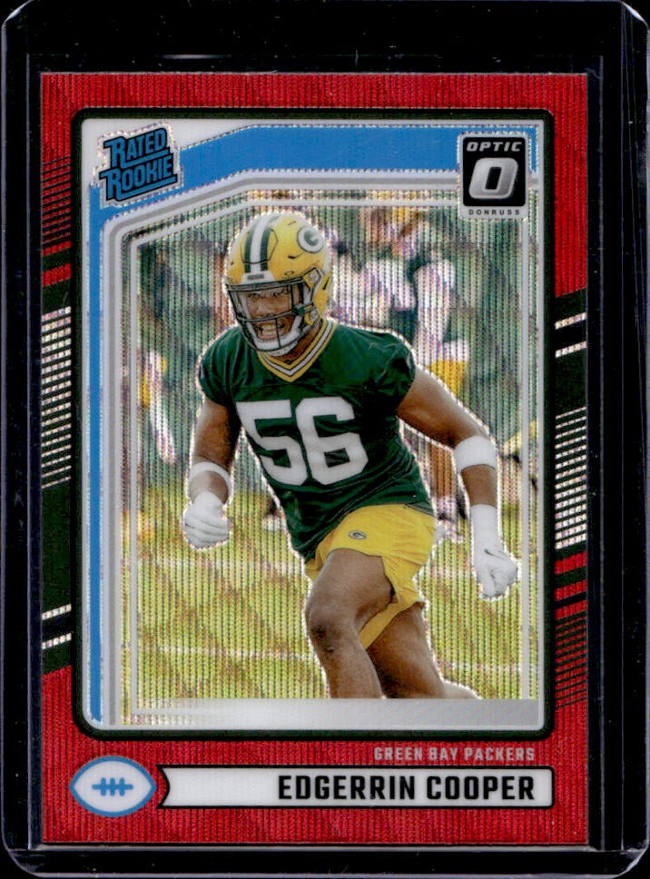 2024 Donruss Edgerrin Cooper Optic Rated Rookie Preview Red Wave #325