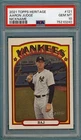 2021 Topps Heritage Aaron Judge Nickname #121 PSA 10! POP 6! Yankees!