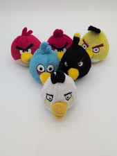 Angry Birds Lot of 6 Plush Commonwealth - 2 Are Missing Tags