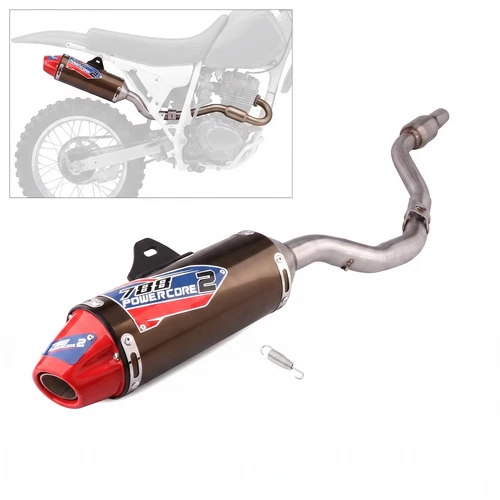 Dirt Bike Exhaust Muffler Exhaust System For XR200R 1986-2003 ATC200X 1983-1985