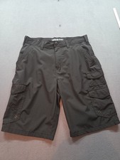 men's black cargo shorts by Iron Co. size 32W