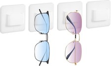 Sunglass Organizer Wall Holder,4 Pack Acrylic Multiple Glasses Display Rack, ...