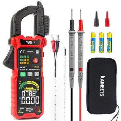 KAIWEETS Smart Digital Clamp Meter D Shaped Jaws Inrush