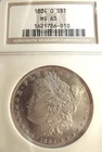 1884-O  $1 Morgan Silver Dollar - NGC MS63  - NO RESERVE