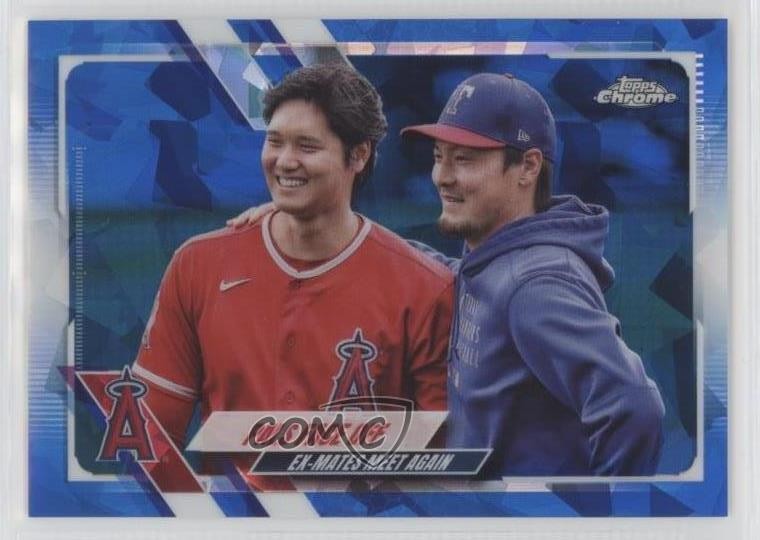 2021 Topps Chrome Update Sapphire Shohei Ohtani Kohei Arihara Rookie RC 10uw