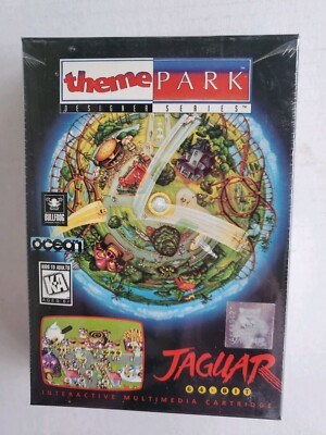 THEME PARK DESIGNER SERIES Atari Jaguar Cartridge NEW Factory Sealed 