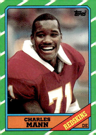 1986 Topps Football Charles Mann #181