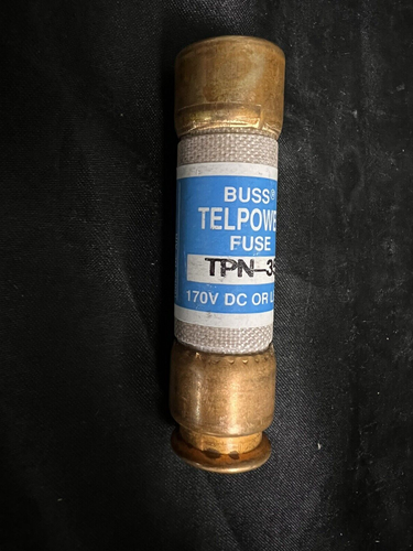 Bussmann Telpower TPN-35 Fuse 170V DC OR LESS - Picture 4 of 4