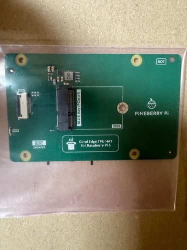Pineberry Hat AI! Coral TPU Bundle for Raspberry Pi 5 coral.m2-ae - Picture 6 of 7