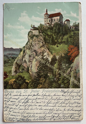 AK Litho Sankt Peter-Freienstein Leoben, Bezirk 1915