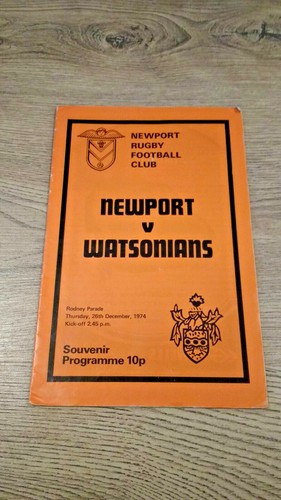 Newport Rugby Programmes 1948 - 1986 - Picture 108 of 147