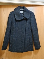 Bhs Warm Ladies Blue Jacket Size 8.new