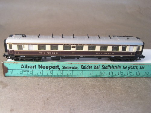 Minitrix Oldtimer Rheingold Licht geht 1 - Bild 2 von 3
