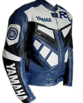 Blouson Cuir YAMAHA Veste Motard En Cuir Veste En Cuir De Motard