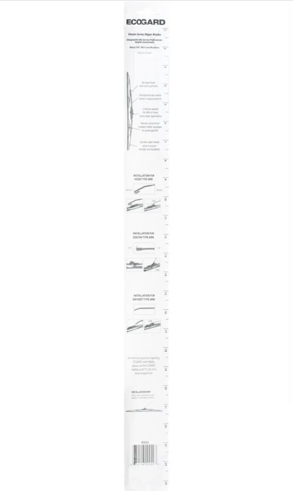 "Limpiaparabrisas ECOGARD XV22 Vision Premium 22"" - Ajuste Universal Multi Descuento 60%" Foto 3 de 4