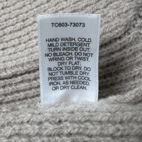 Pendleton Mujer Cárdigan Mediano Suéter Frente Abierto Merino Angora Conejo Beige - Imagen 8 de 9