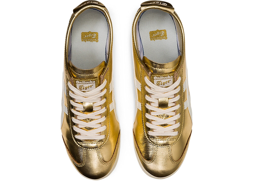 Golden GWF00118F00683315711 関税送料込 Onitsuka tiger Mexico 66 GOLD/WHITE new for UNISEX from