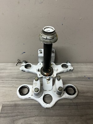 1983 83 YAMAHA PW80 PW 80 OEM TRIPLE TREE UPPER LOWER 21W-23435-00