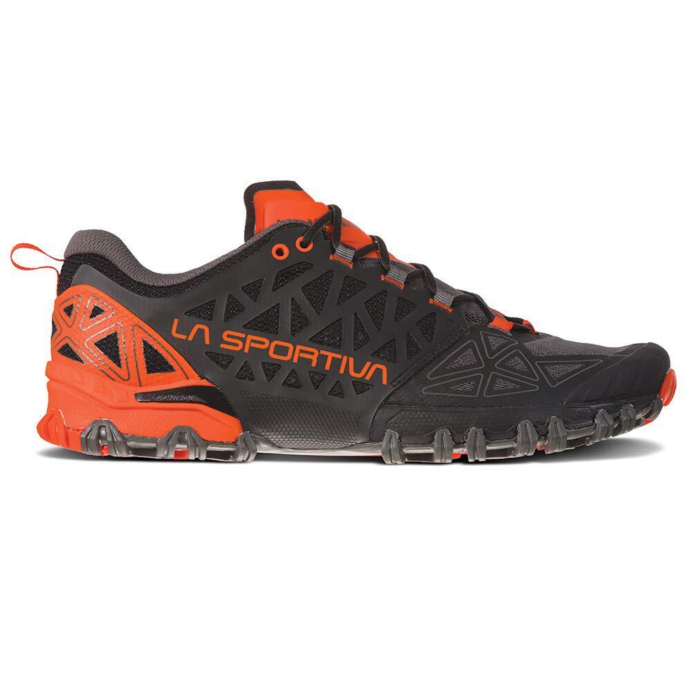 La Sportiva Bushido II Running Shoe - Men Carbon/Tangerine
