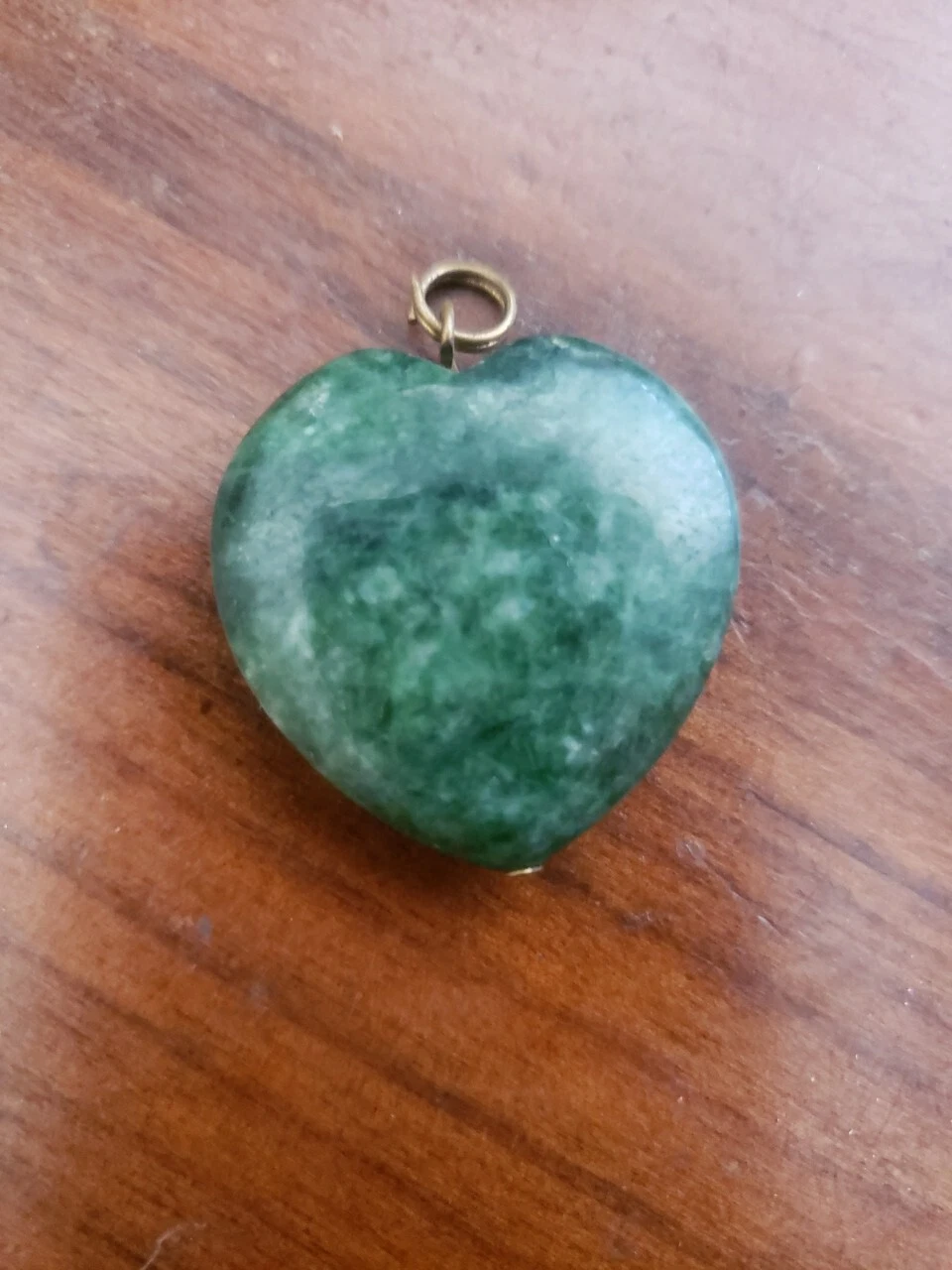 CHROME HEARTS DIOPSIDE vintage? CIONDOLO IN PIETRA VERDE CUORE 1 1 4"