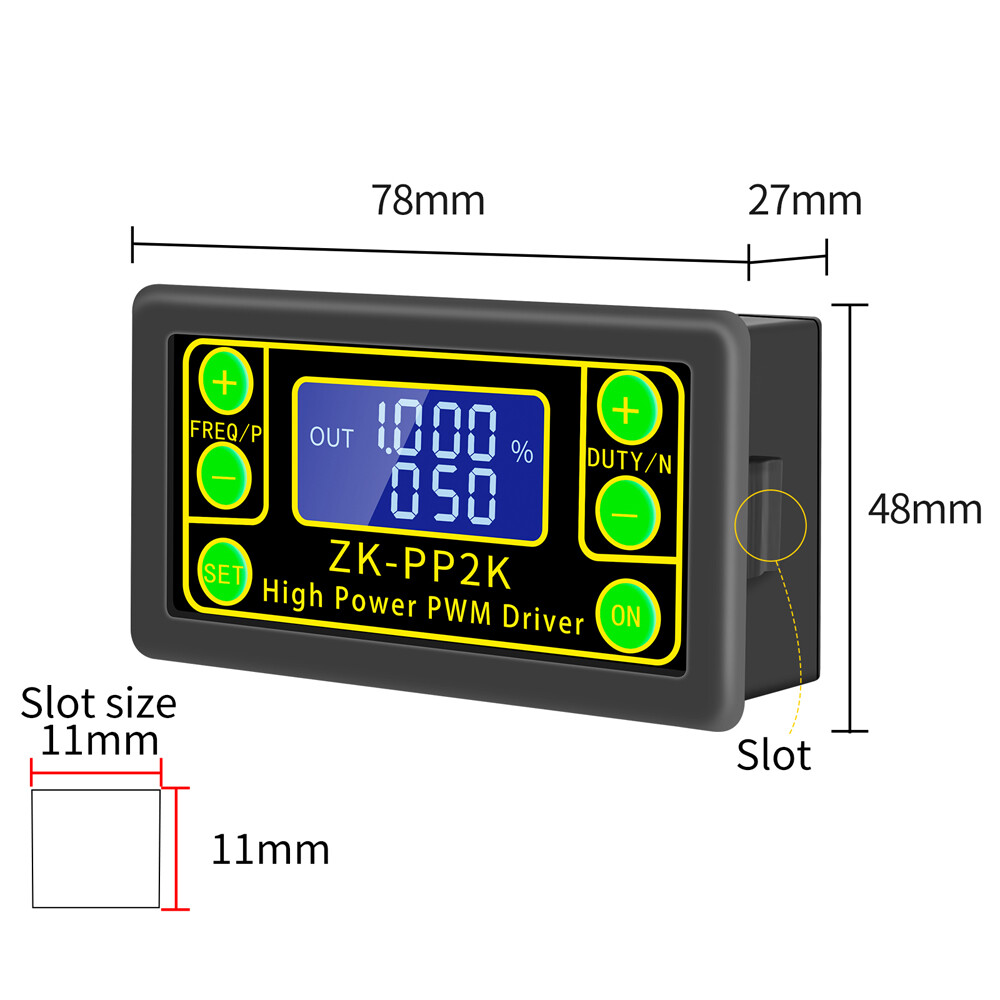 ZK-PP2K Signal Generator PWM Pulse Generator Stepper Motor