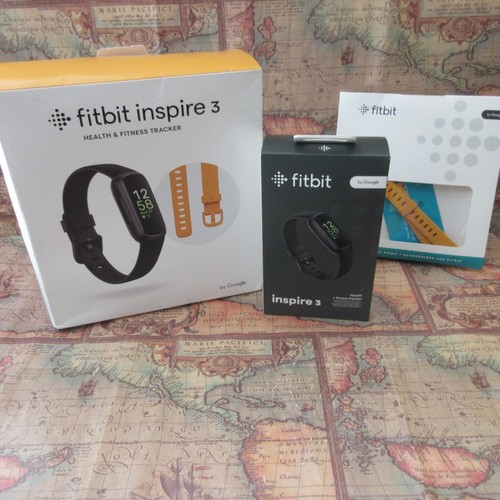 ~NEW FACTORY SEALED~ Fitbit Inspire 3 Health and Fitness Tracker Bundle Midnight - Picture 6 of 8