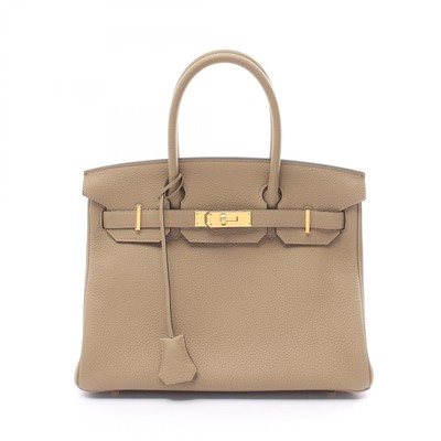 HERMES Birkin 30 Hand bag B Togo leather Beige Marfa GHW Used | eBay