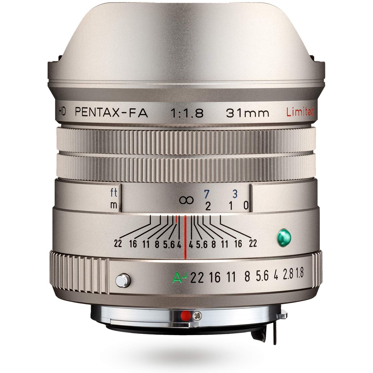 PENTAX HD PENTAX-FA 31mm F1.8 Limited Silver Single Focus Lens K