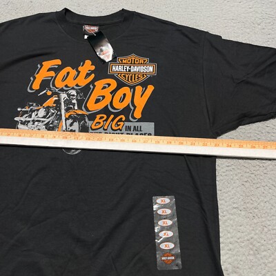 USA製 Harley-Davidson FAT BOY Tシャツ XL For Harley-Davidson FLFBS Fat Boy 114 2018-2024 fans