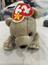 TY Beanie Baby - ALMOND the Beige Bear